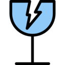 shipping and delivery,symbol,signs,miscellaneous,shipping,shopping,Tools and utensils,shape,sign,warning,commerce,glass,fragile,broken,packages,broken glass